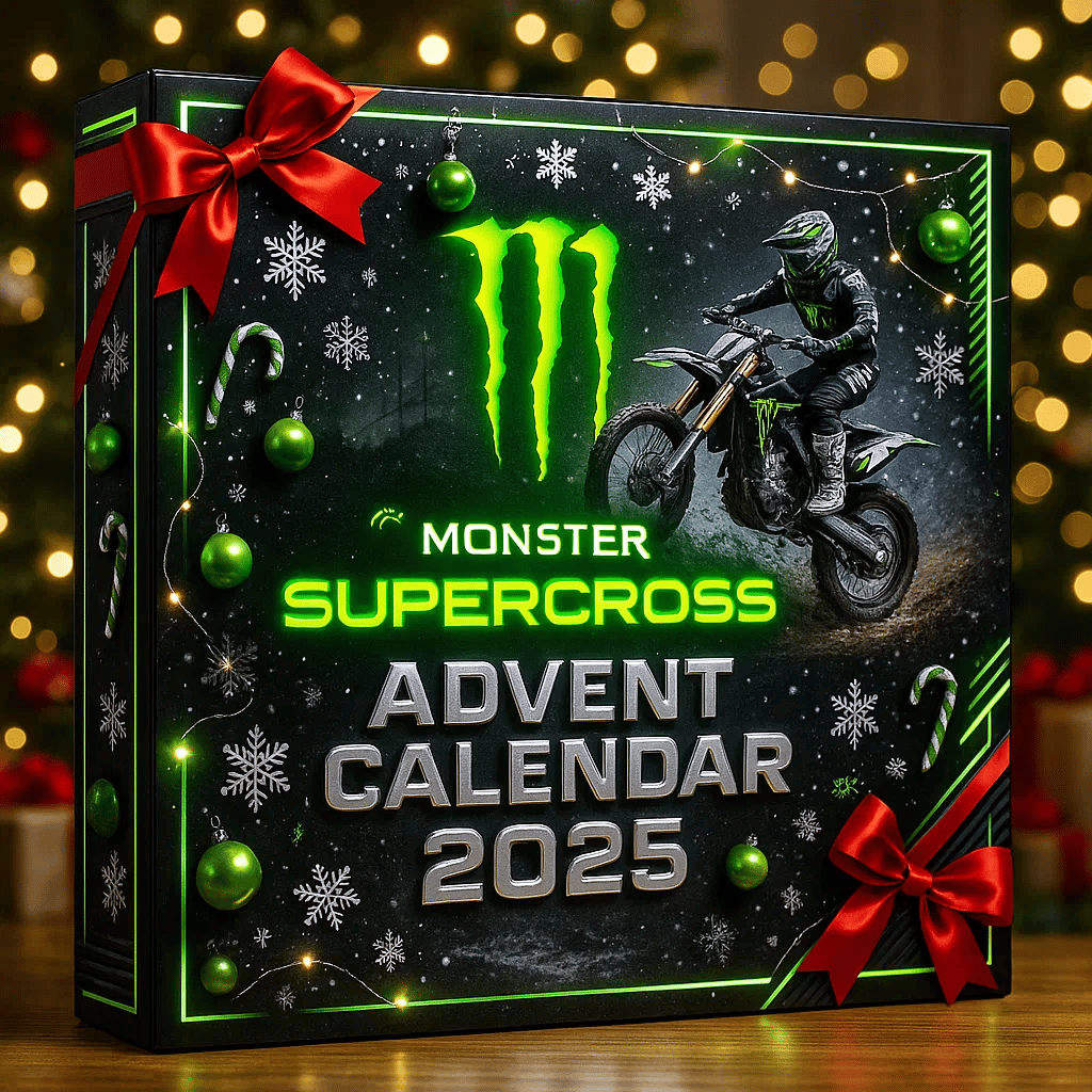 🔥¡Edición limitada! ¡Solo quedan 100 unidades! - 🏍️Calendario de Adviento Monster Energy Supercross 2025-ES
