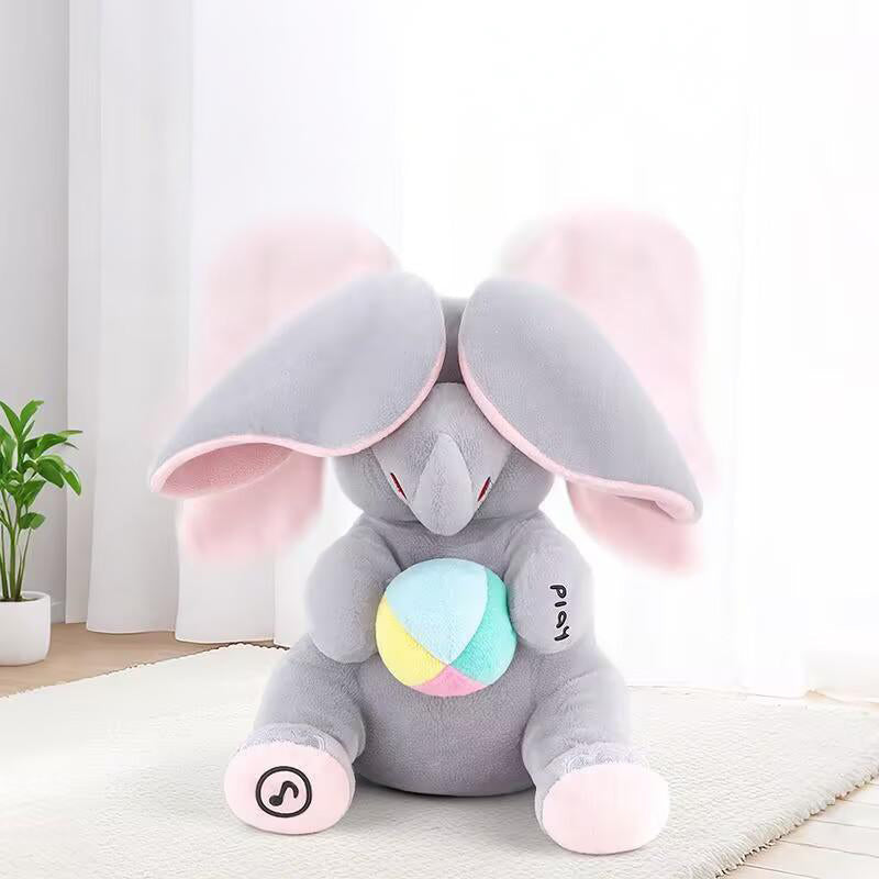 🎁🐘 Un lindo elefante de peluche para jugar a las escondidas.-ES