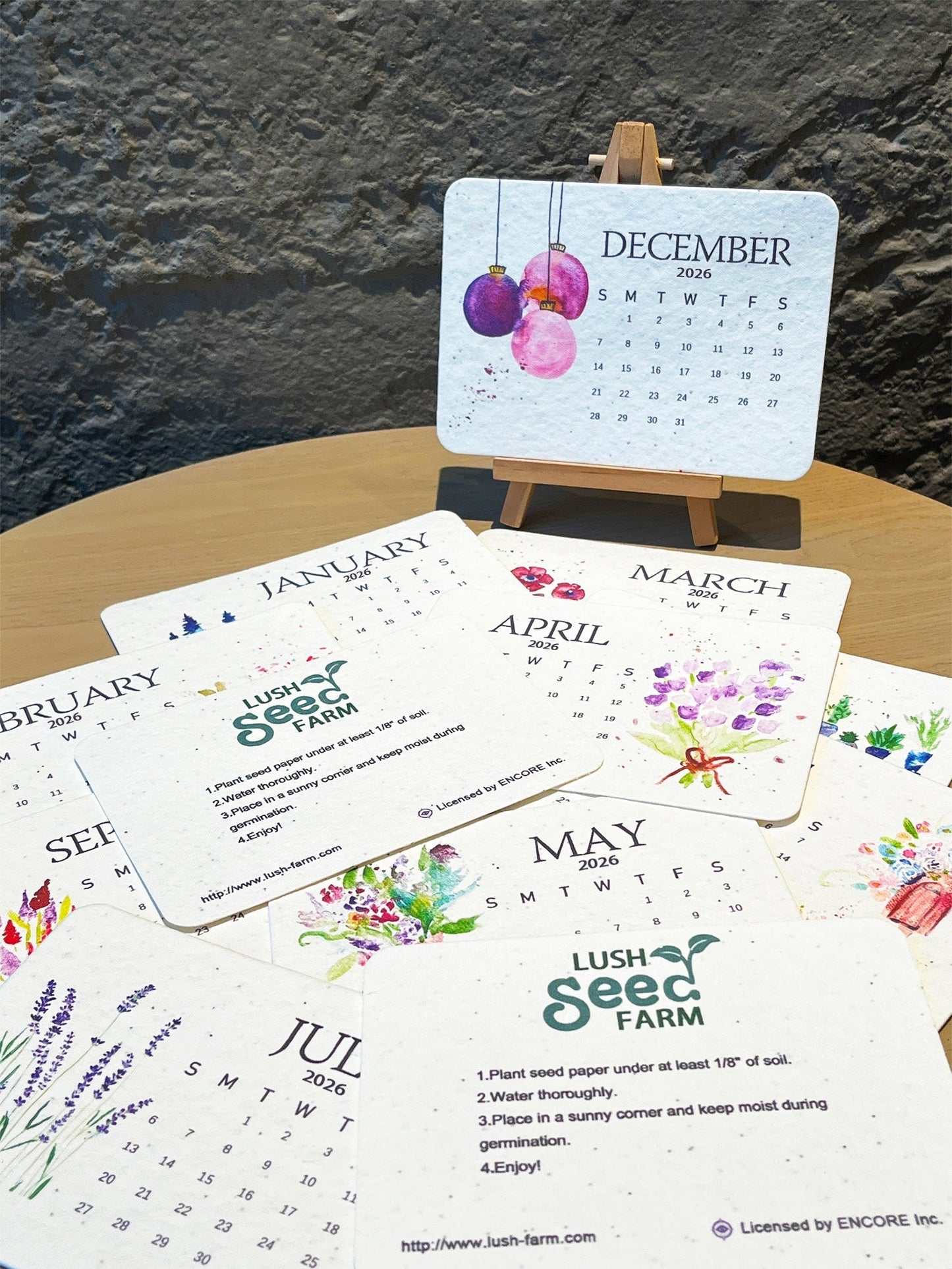 ✨Novedades con 49% de descuento hoy🌱Calendario de siembra de semillas de amor ecológicas para 2026-ES