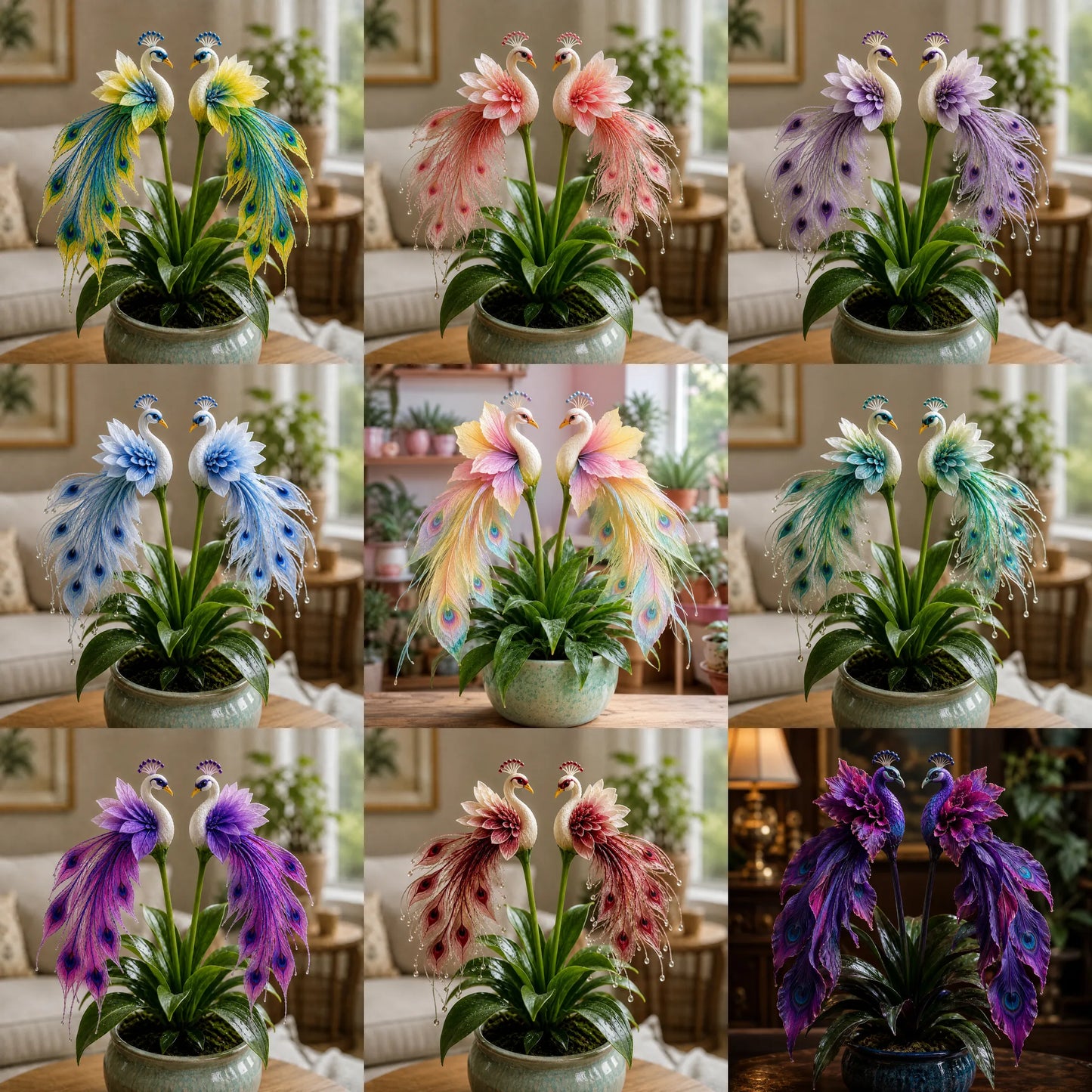 🦚 Cibuľky orchideí Peacock – živý klenot ✨-SK