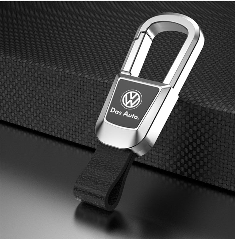 🎉Llavero de coche de cuero genuino de alta gama-ES