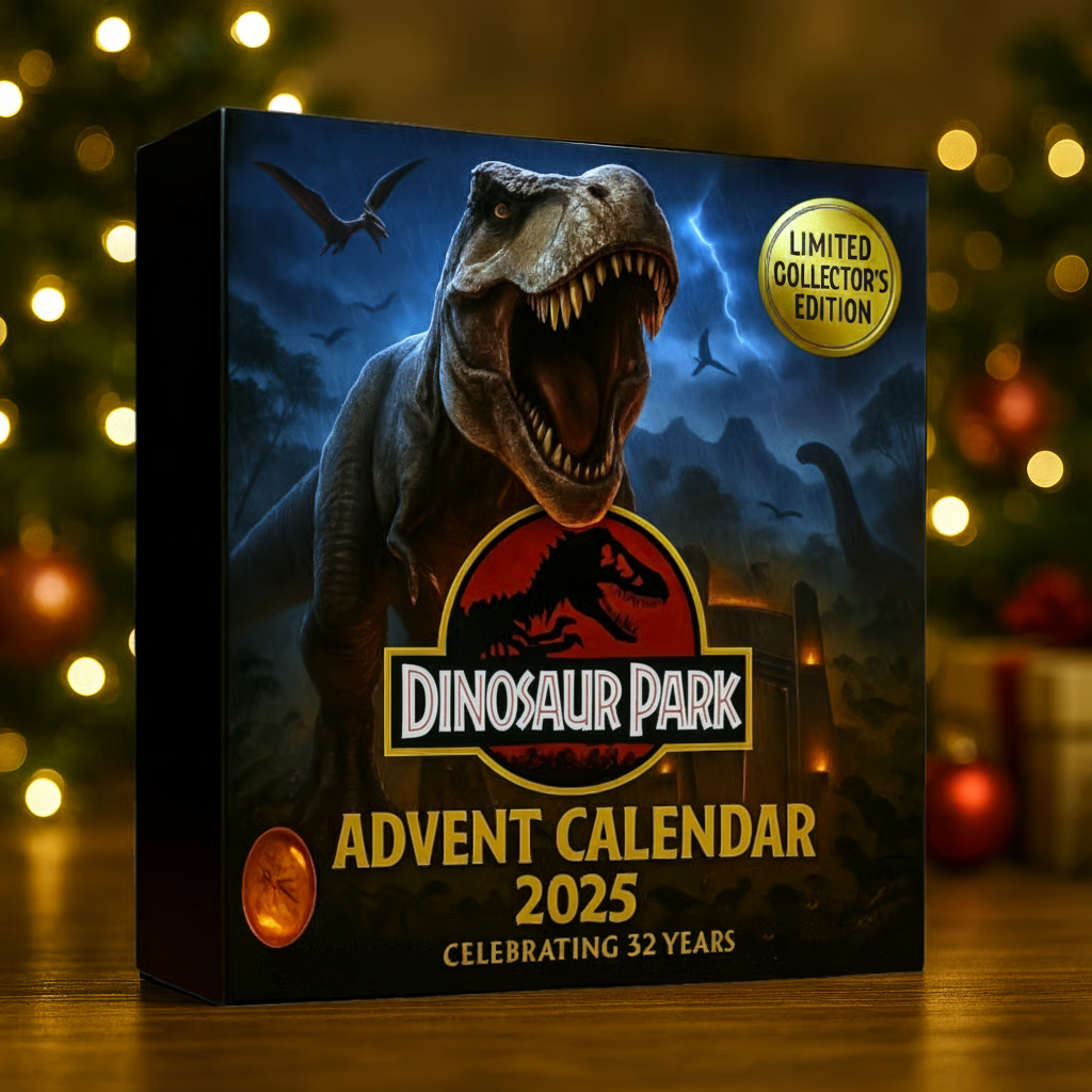 🦖Calendario de Adviento del 32.º Aniversario del Parque de los Dinosaurios – 2025-ES