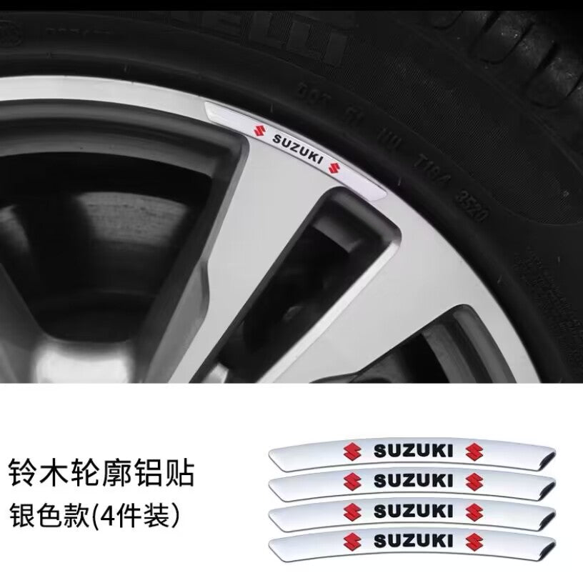 Vroča razprodaja ✨50 % popusta ✨3D nalepka za platišče z osebnostjo (4 kosi)-SI