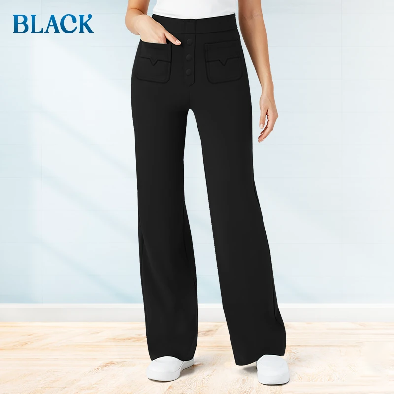 💖Pantalones casuales elásticos y cómodos para mujer-ES
