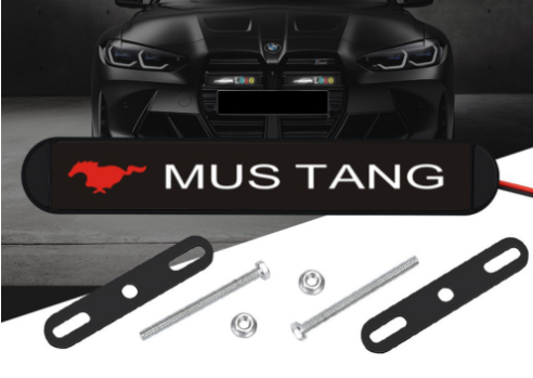 Vroča razprodaja ✨50% popusta ✨Elegantna, atmosferska LED svetilka z logotipom za sredinsko masko vašega avtomobila-SI