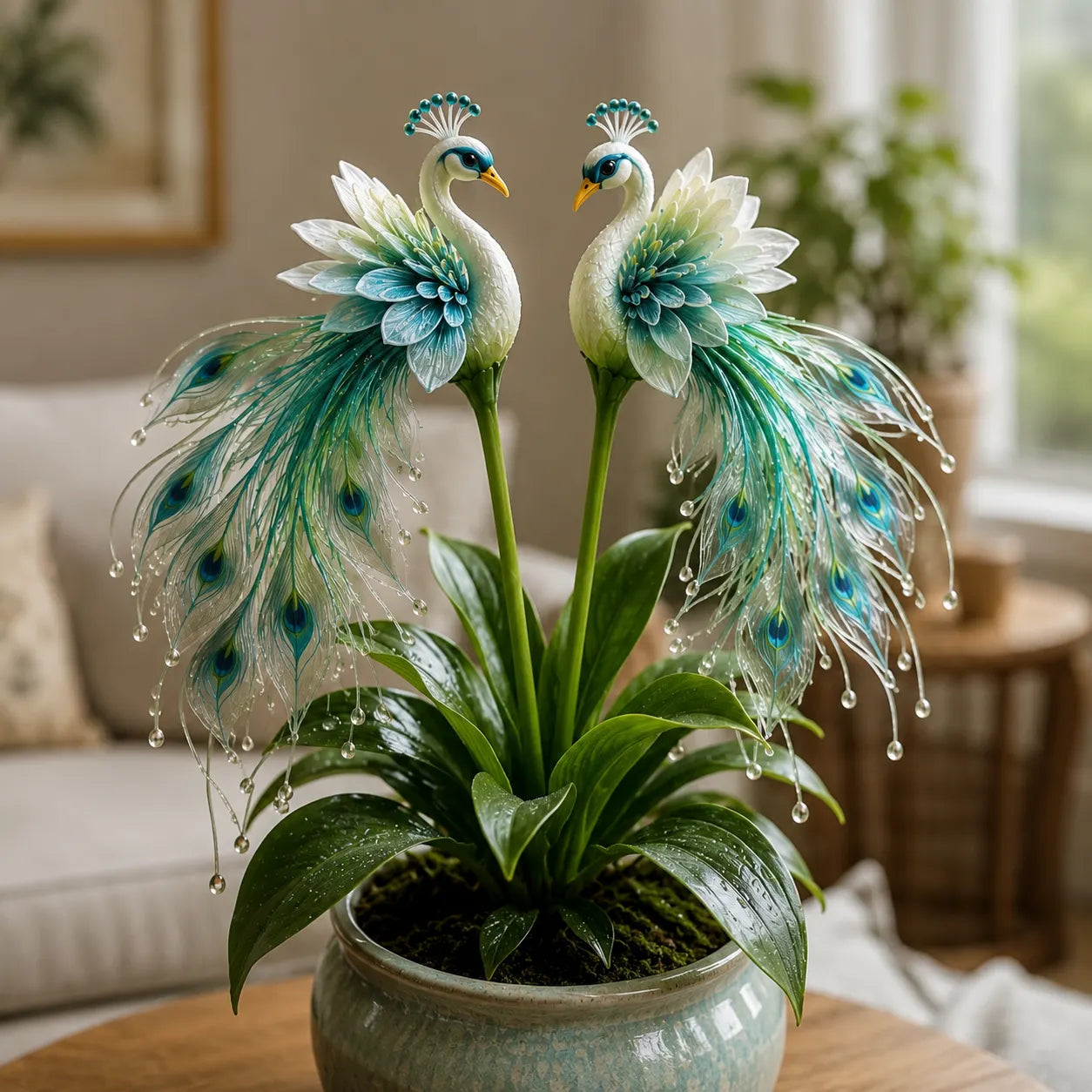 🦚 Cibuľky orchideí Peacock – živý klenot ✨-SK
