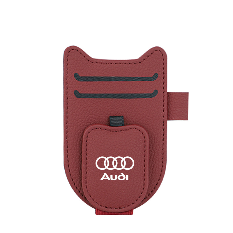 Akinių nuo saulės laikiklis automobiliui – lengvai pasiekiamas, taupantis vietą, daugiafunkcis segtukas-LT