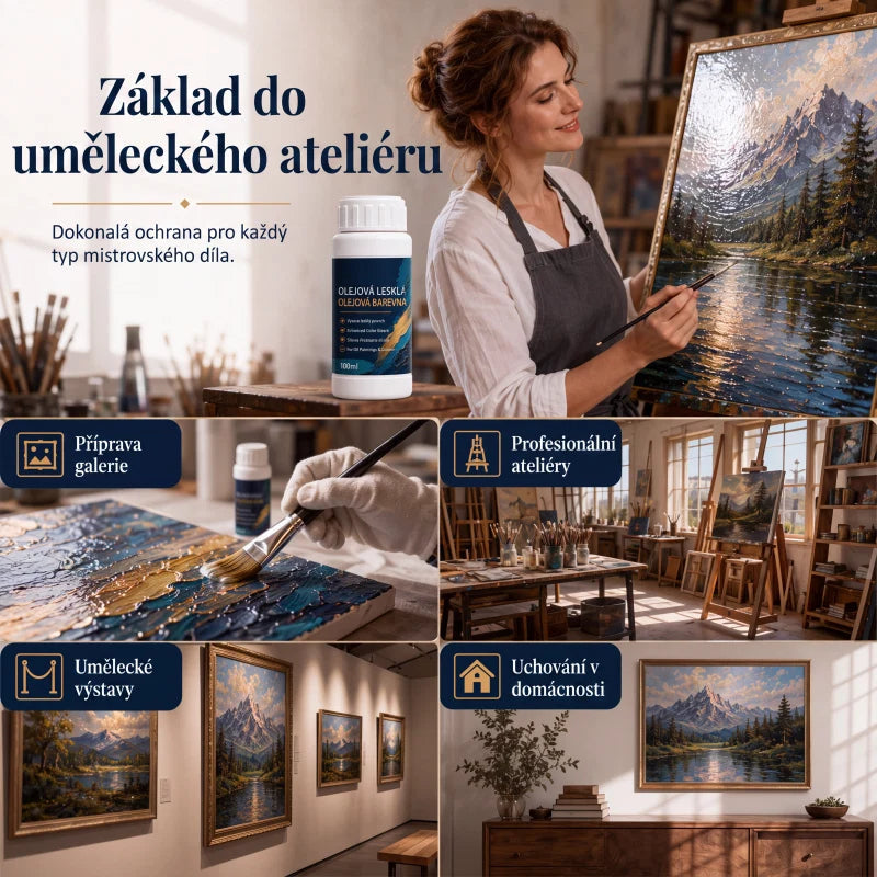 Profesionalni visokosijajni lak za umetniške slike | ARTGLOSS-SI