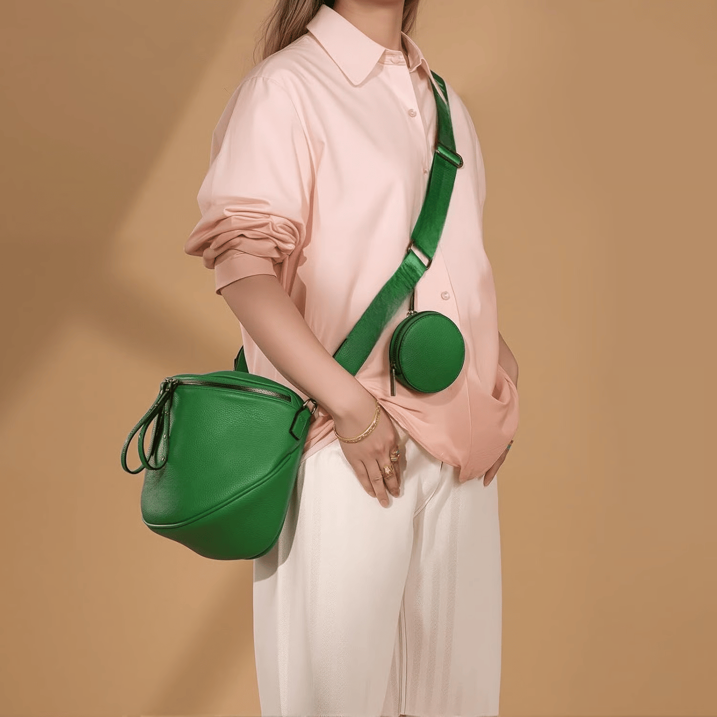 🍂Novedad 2026👜 Riñonera grande tipo bandolera-ES