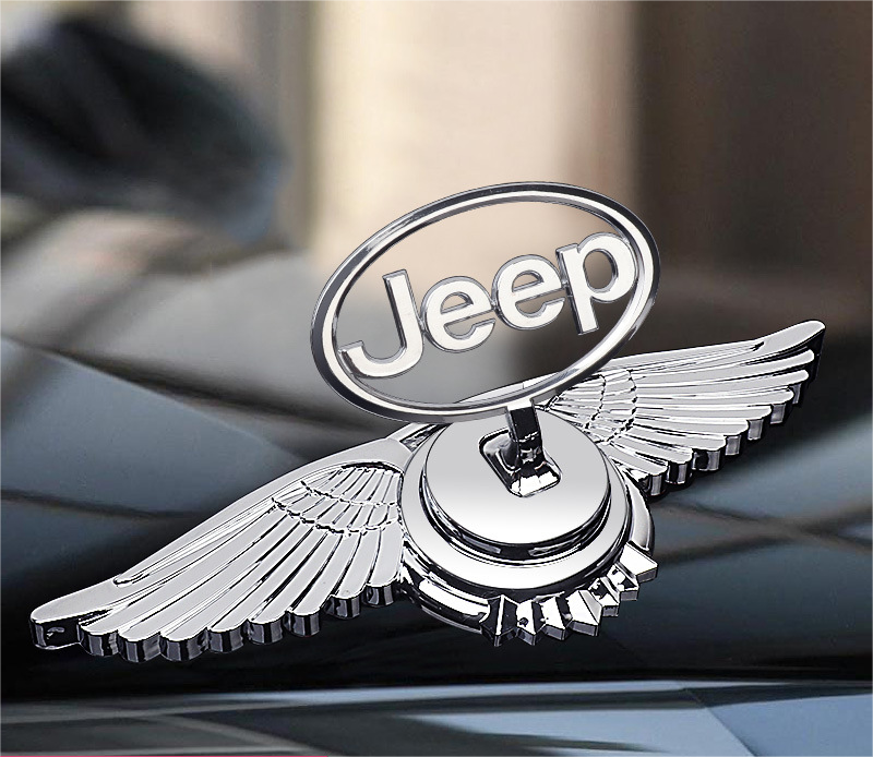 Logotip pokrova motorja za dekoracijo avtomobila-SI