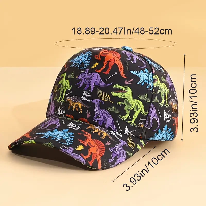 🦖Vaikiška beisbolo kepuraitė su dinozauru🧢-LT