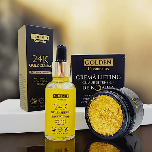 🔥Kupite 2, dobite 1 gratis – Royal Gold Lifting set, serum in nočna krema-SI
