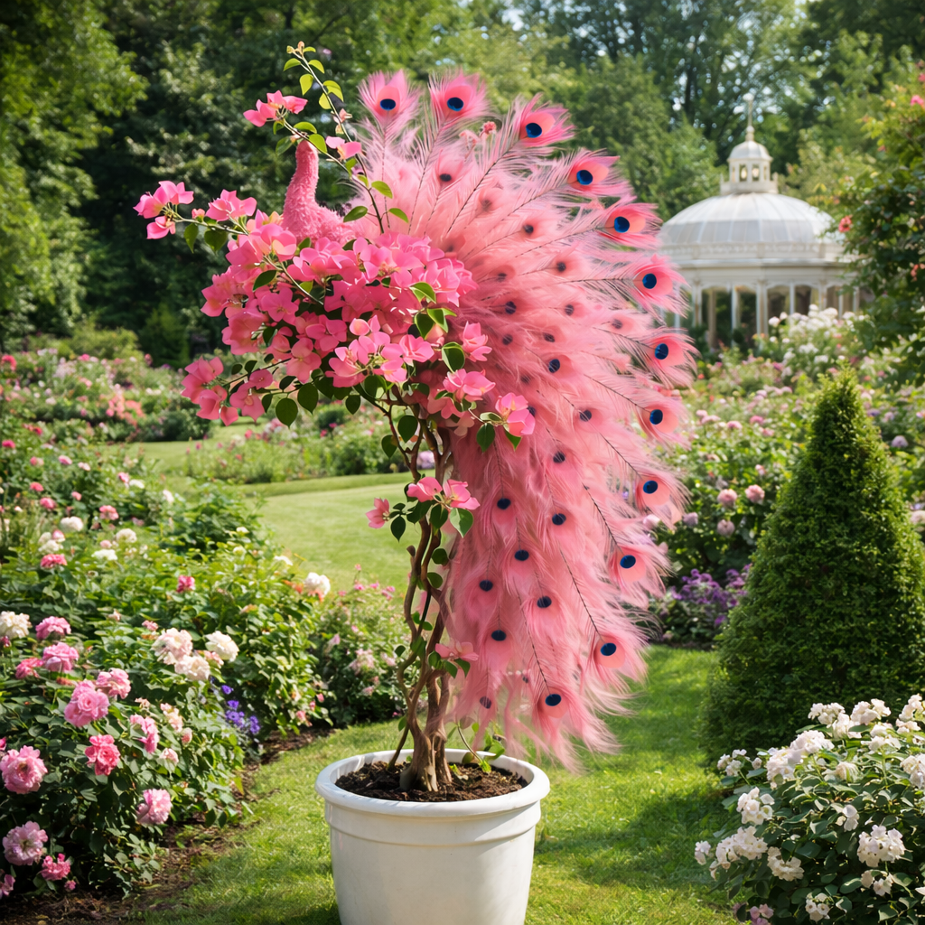 🦚Peacock Bougainvillea sėklos – Papuoškite savo sodą elegantiškais povo žiedais-LT