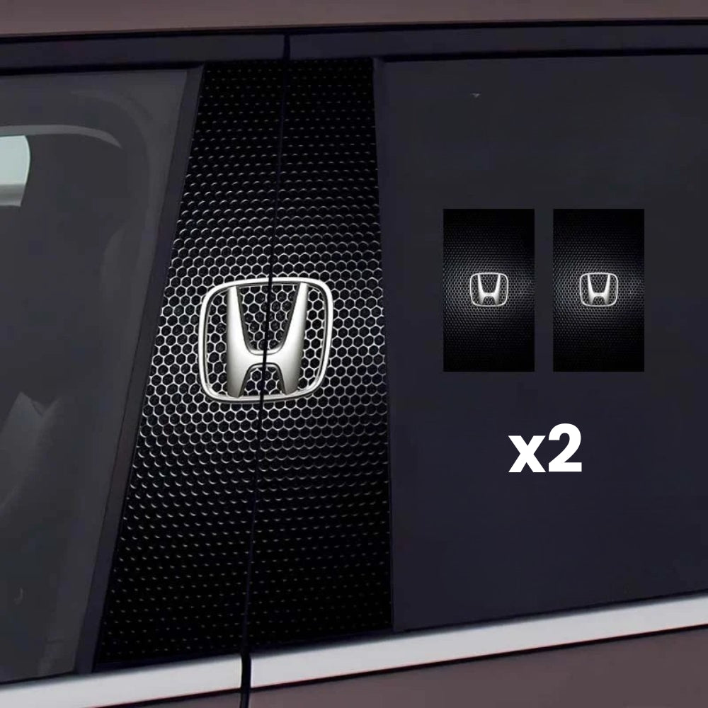 2x Pegatinas para ventanas de coche con logotipo-ES