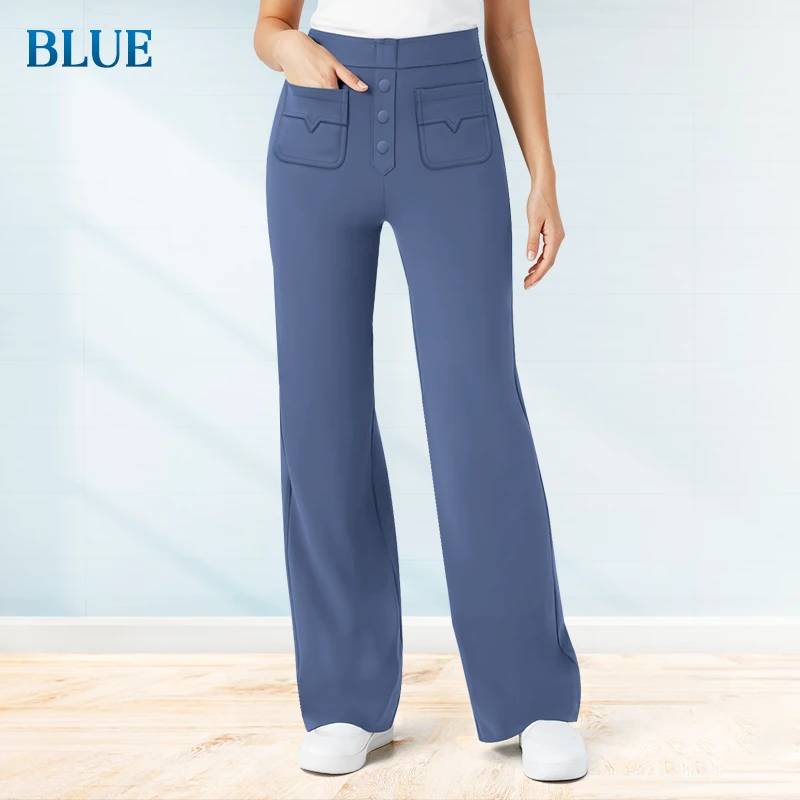 💖Pantalones casuales elásticos y cómodos para mujer-ES