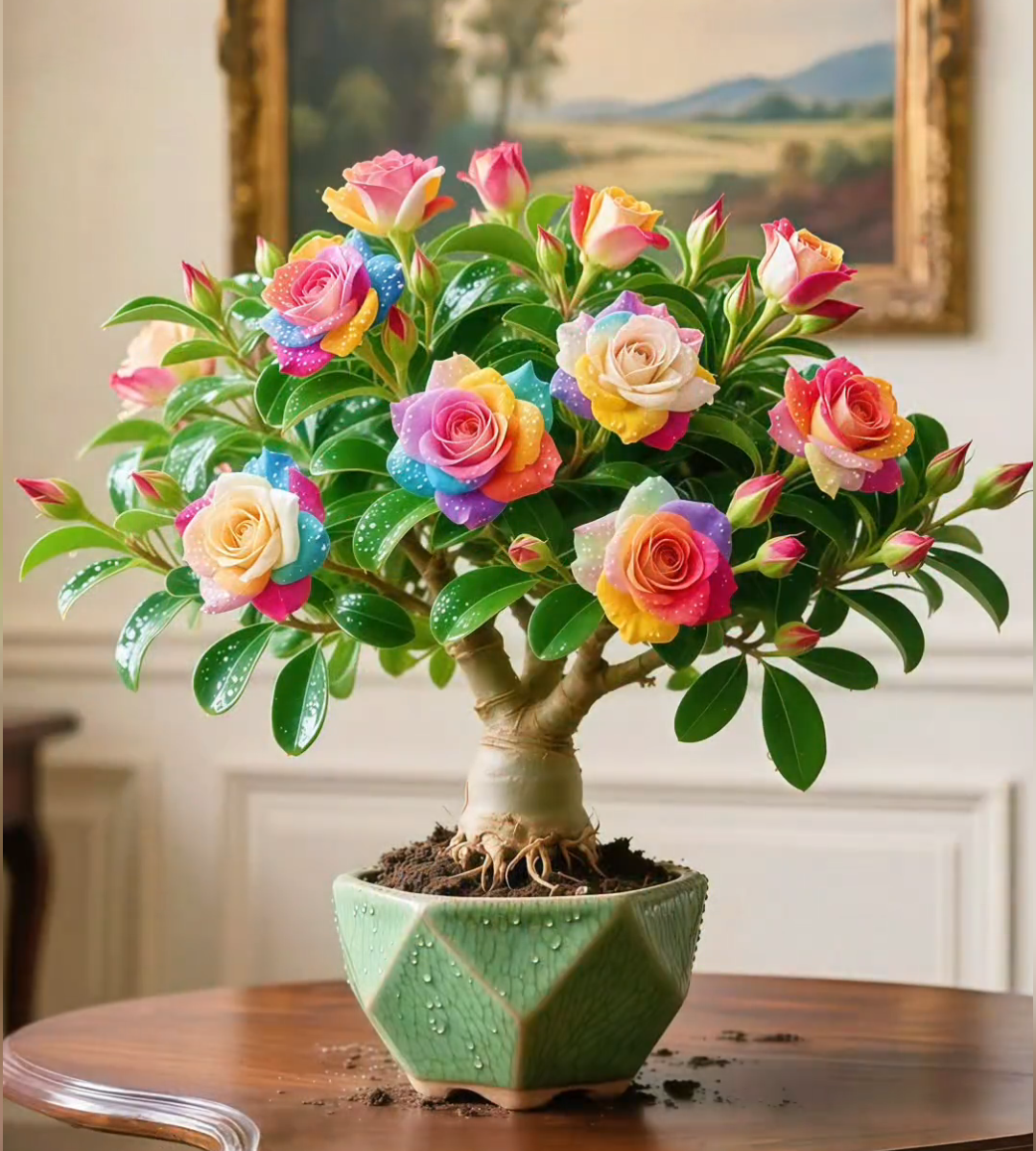 🌵 Puščavska vrtnica – eksotično cvetje, naravna lepota! 🌺✨-SI