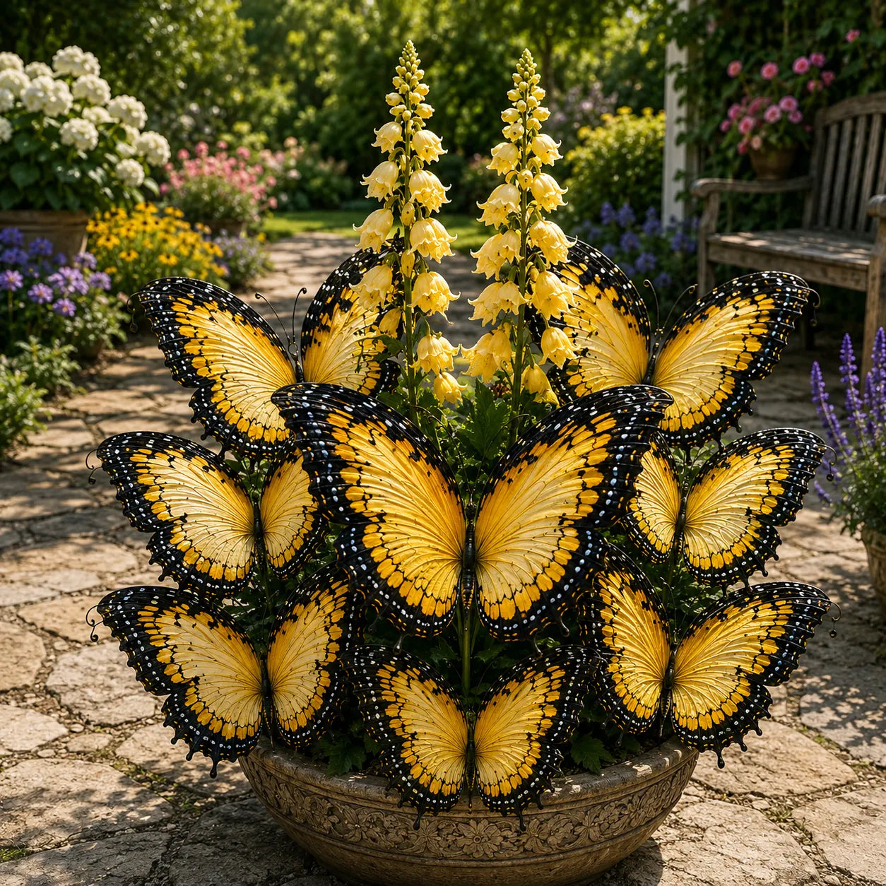 🦋 Čebulice hoste za vrt metuljev - 🌸Hosta, ki je videti kot vrt poln metuljev-SI
