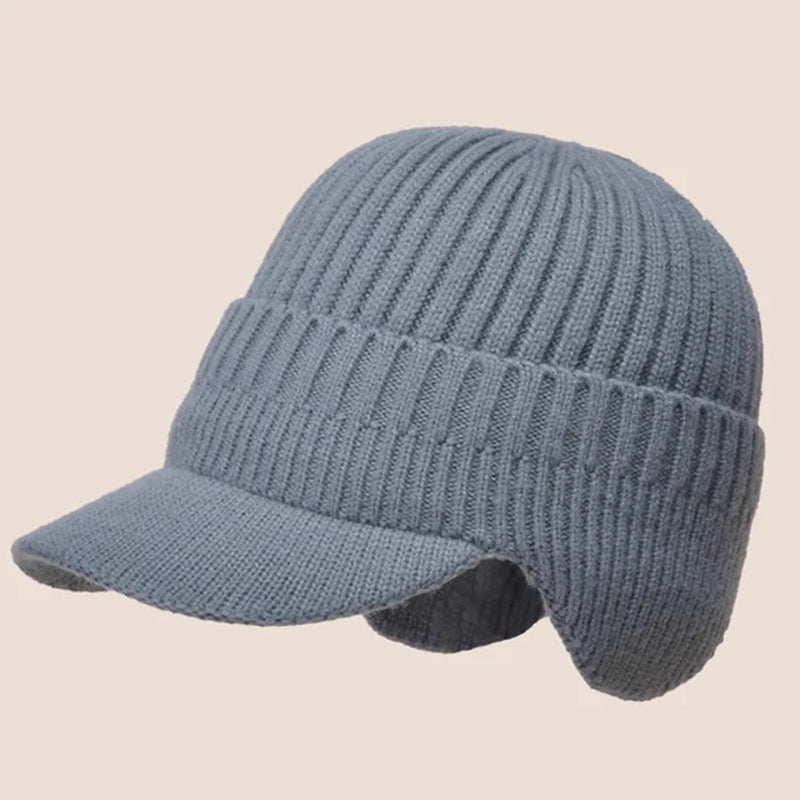 Ένα ελαστικό, ζεστό πλεκτό καπέλο που προστατεύει τα αυτιά σας ☃️-GR