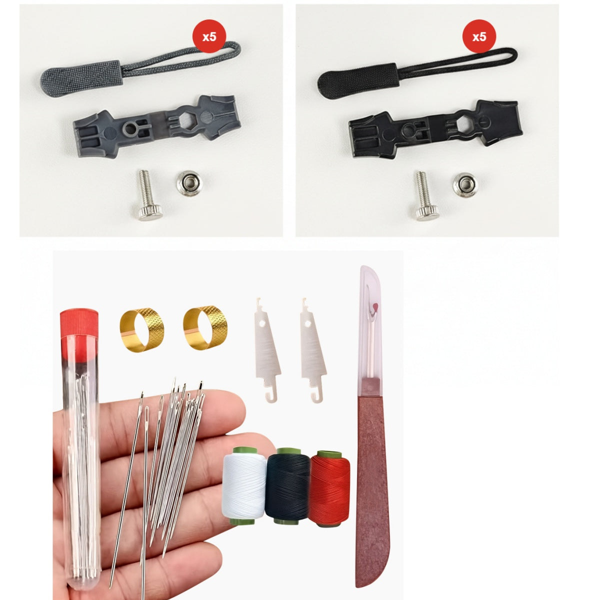 💥 Kupite več, dobite več brezplačno! 🔧 Univerzalni komplet za popravilo zadrg-SI