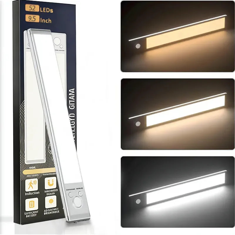 Bekontakčiai, išmanūs, magnetiniai, įkraunami LED žibintai-LT