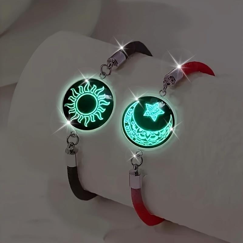 Sol y Luna – Una Sola Alma. 💞 Pulseras para Parejas que Conectan a Pesar de la Distancia.-ES