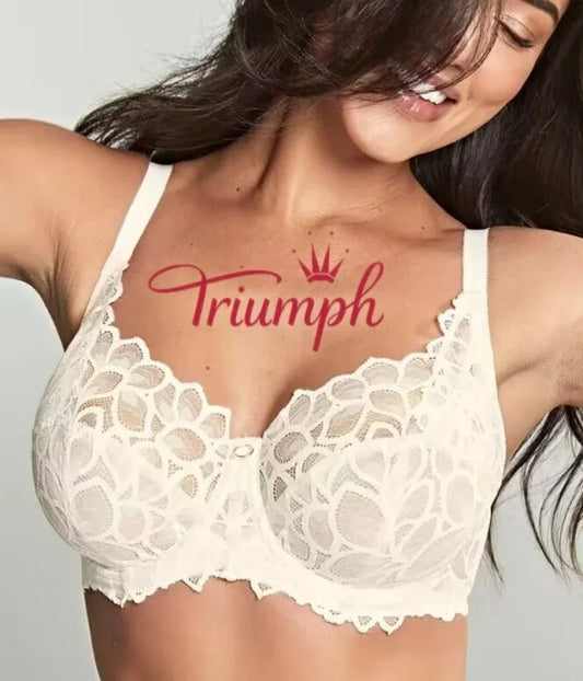Triumph - Σουτιέν Full Cup με Κεντημένη Δαντέλα (3 τεμάχια)-GR
