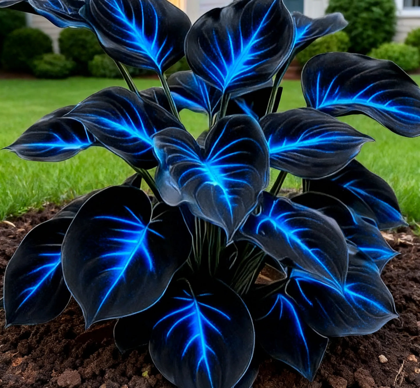 💥Καυτή Προσφορά 2025 🌌Σπόροι Hosta Midnight Purple Heart, ένα πολυετές φυτό που αγαπά τη σκιά για τον κήπο-GR