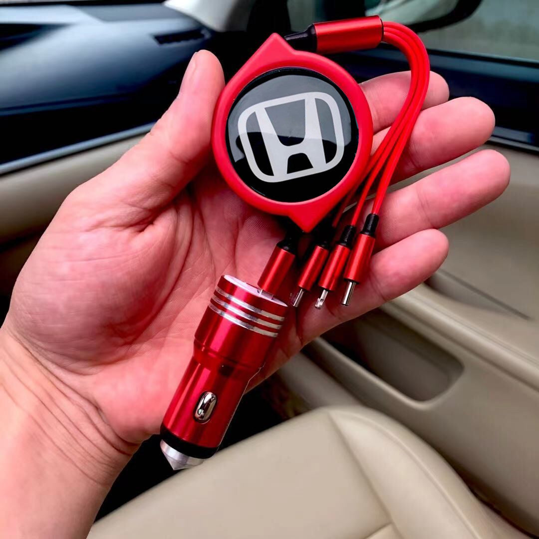 3 σε 1 ανασυρόμενο καλώδιο δεδομένων αυτοκινήτου + δωρεάν φορτιστής αυτοκινήτου-GR