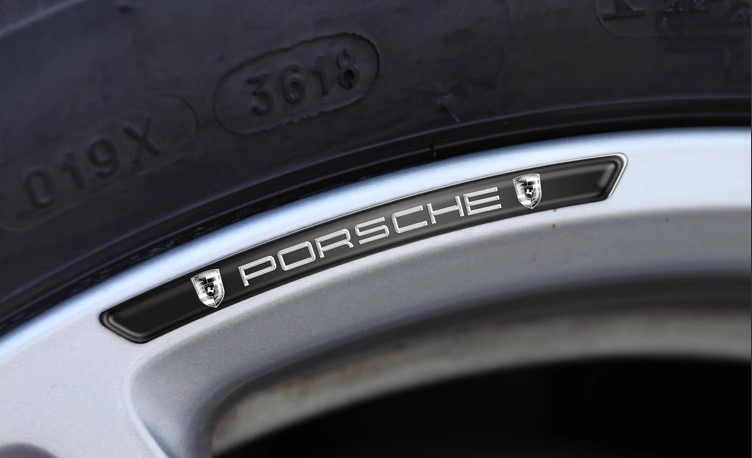 Vroča razprodaja ✨50 % popusta ✨3D nalepka za platišče z osebnostjo (4 kosi)-SI