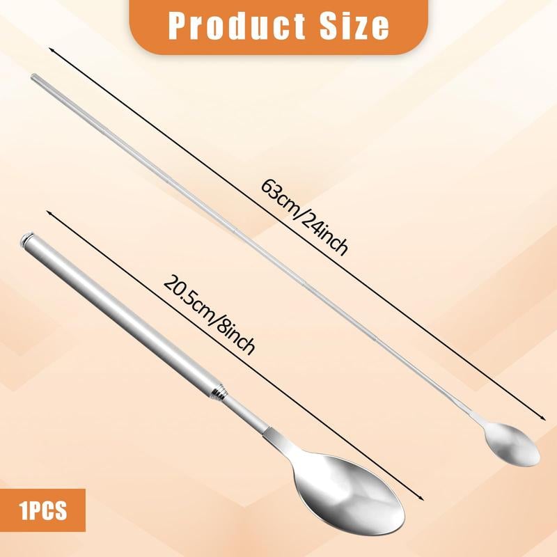 💥🔥 Teleskopske vilice in žlica iz nerjavečega jekla-SI