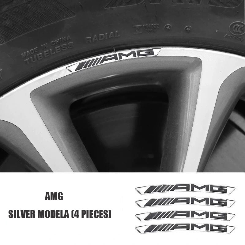 Vroča razprodaja ✨50 % popusta ✨3D nalepka za platišče z osebnostjo (4 kosi)-SI