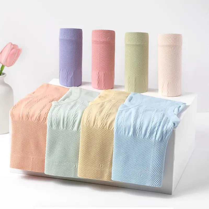 🔥🩲(7 piezas) Último día - 50% de descuento - Braguitas antibacterianas de cintura alta para control de abdomen-ES