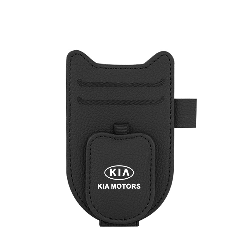 Akinių nuo saulės laikiklis automobiliui – lengvai pasiekiamas, taupantis vietą, daugiafunkcis segtukas-LT