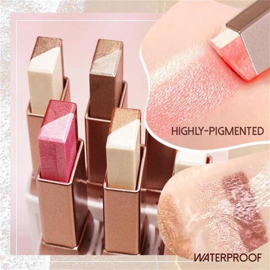 ✨ Barra de sombras de ojos difuminable 2 en 1: maquillaje de ojos perfecto-ES
