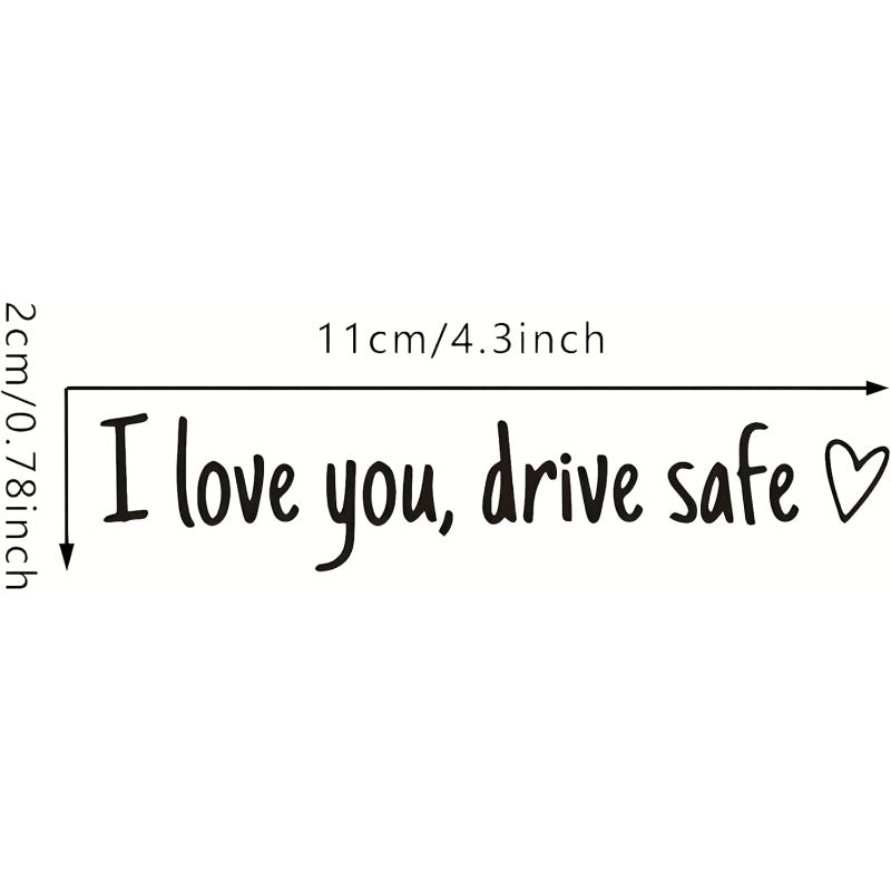 Priminimas apie galinio vaizdo veidrodėlio vinilo lipduką-LT