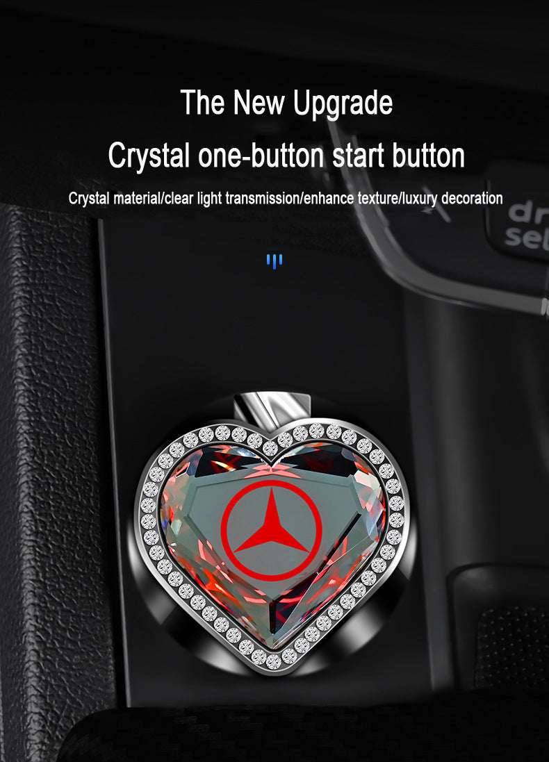 Karštas išpardavimas ✨49% nuolaida ✨Krištolinis vieno mygtuko paleidimo apsauginis dangtelis-LT