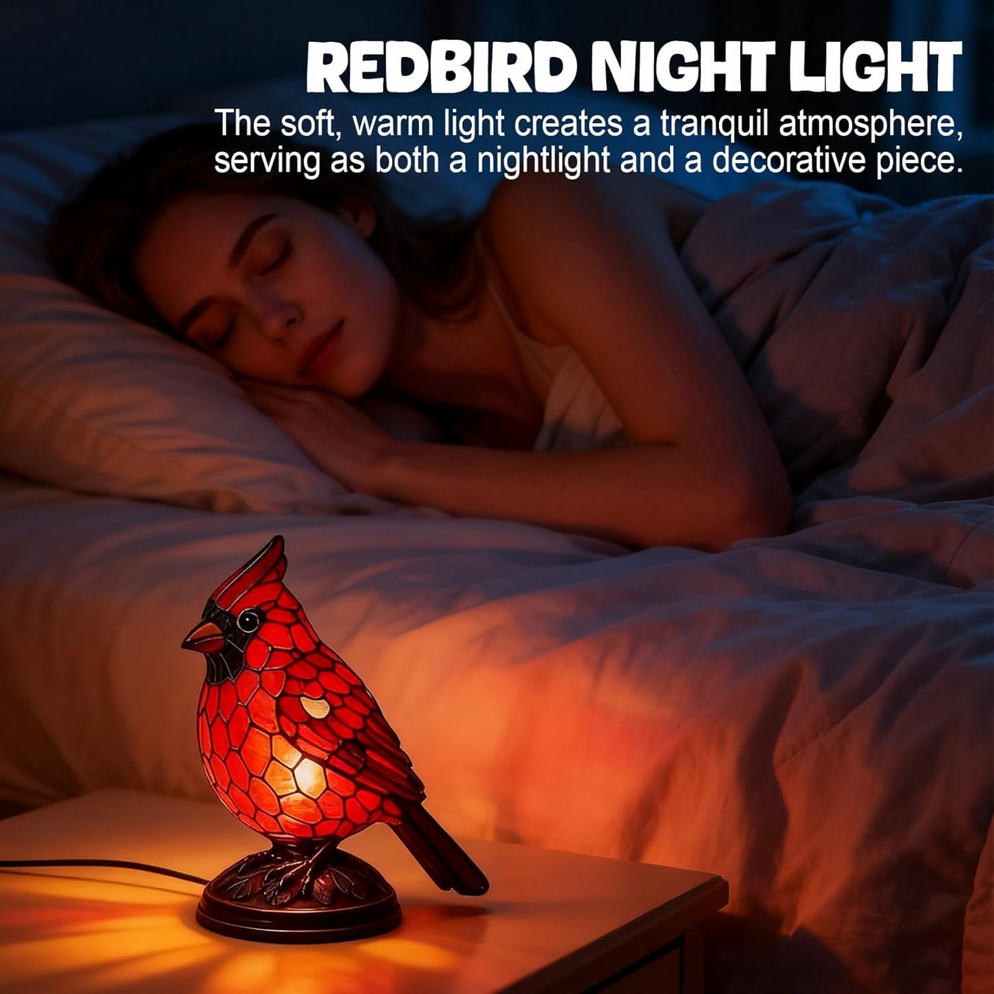 ⏰Zadnji dan razprodaje – 49 % popusta🐦Ročno izdelana svetilka v obliki ptice, vodja kulta v rdečem kostumu-SI