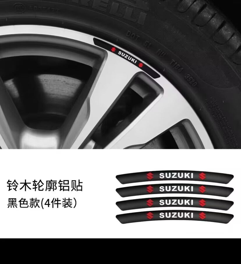 Vroča razprodaja ✨50 % popusta ✨3D nalepka za platišče z osebnostjo (4 kosi)-SI