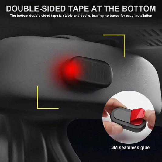 Luz de alarma para coche alimentada por energía solar-ES