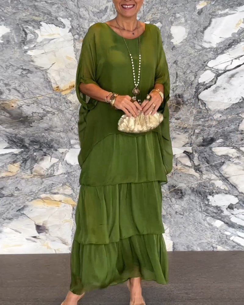 💕Venta caliente del día de la madre-Vestido flojo del estilo artístico💕-ES