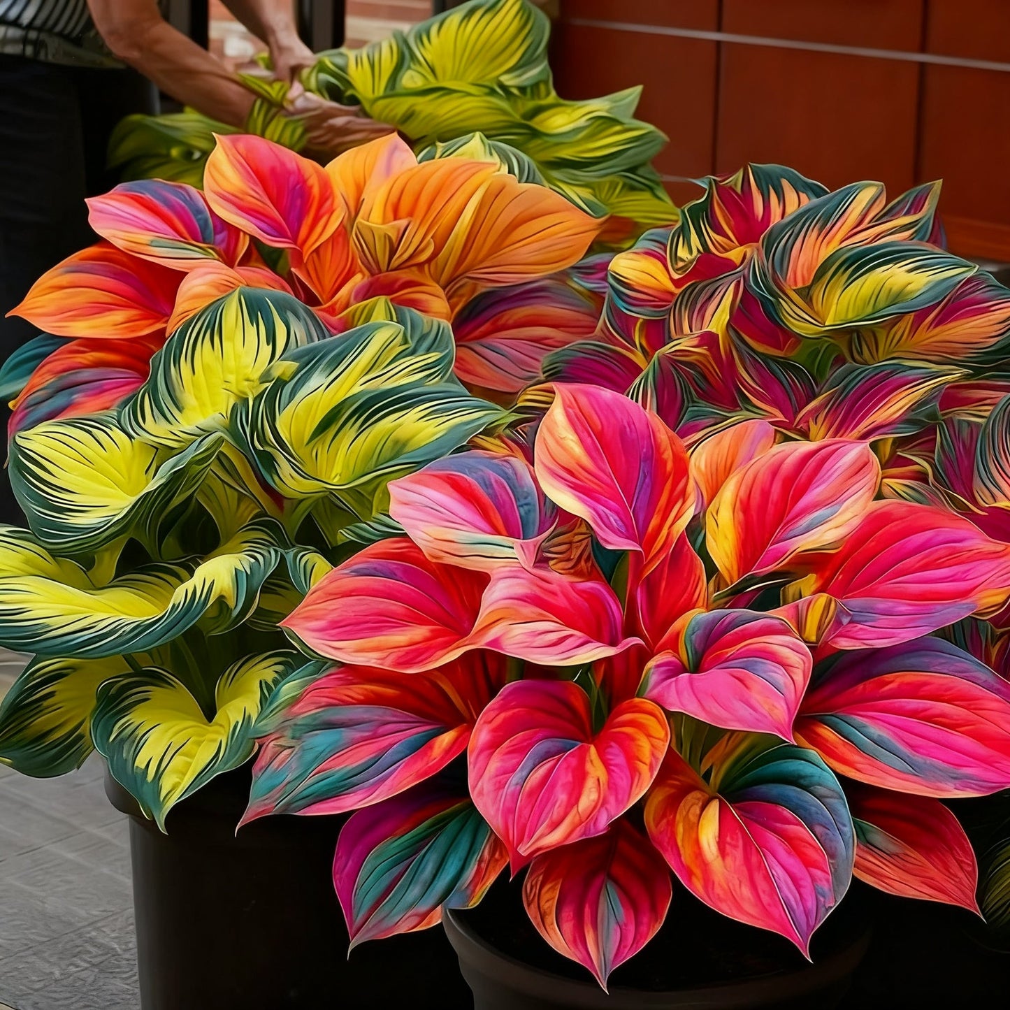 🌈🔥 Hostas de llama arcoíris de edición limitada: follaje multicolor raro, exclusivo de nuestra tienda 🌸-ES