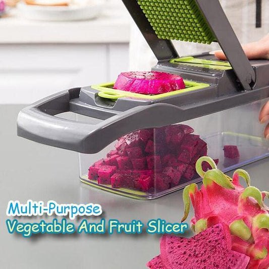 🎊 Juego de 16 piezas 🎊 Cortador multifuncional de frutas y verduras-ES