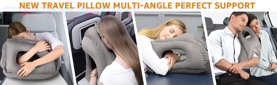 Almohada de viaje inflable Leosporr-es