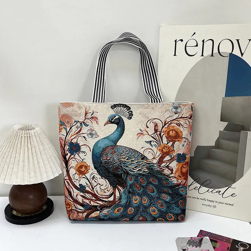 Vintage, καθημερινή πάνινη τσάντα-GR