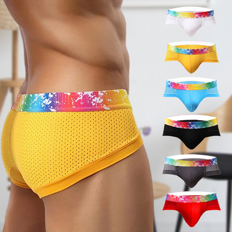 Ropa interior masculina sexy y transpirable con aros ⚡ (compra más, ahorra más)-ES