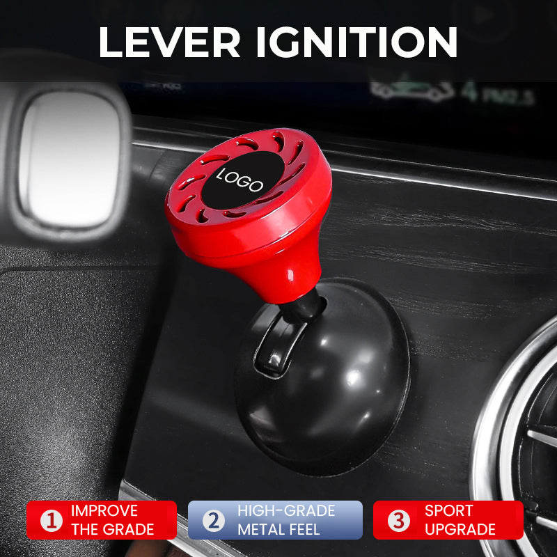 Personaliza la palanca de arranque metálica de un botón de tu coche-ES