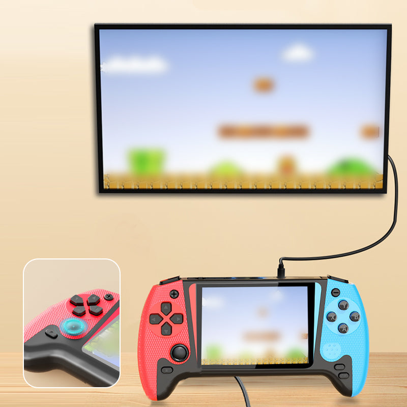 🎮 Nešiojama, klasikinė žaidimų konsolė su dideliu ekranu-LT