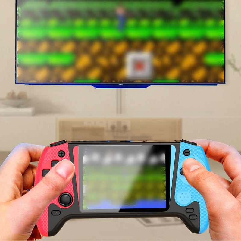 🎮 Nešiojama, klasikinė žaidimų konsolė su dideliu ekranu-LT