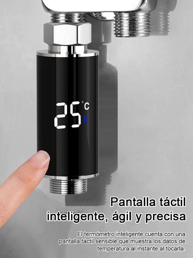 Aplicable a todos los grifos Termómetro inteligente con pantalla de temperatura del agua-ES