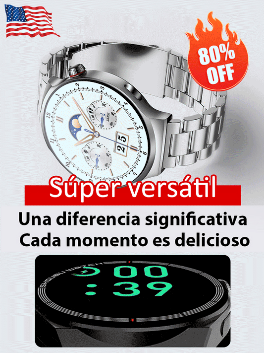 Watch4 Pro Blood Sugar Watch con correa de acero-ES